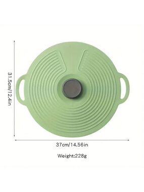 Pan Pot Lid Cover Cookware Boil Over Spill Stopper Food Fresh Keeping Cover